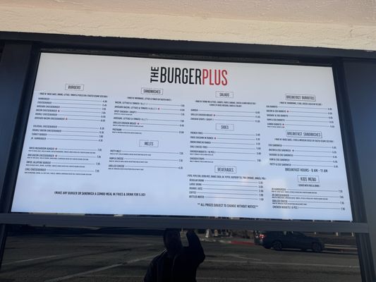 Menu photo 3 The Burgerplus Montebello, CA