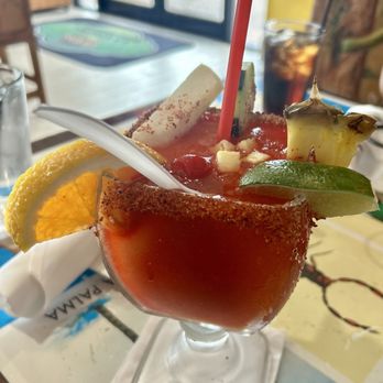 La Corona - Chamoy margarita - Mexican Near Me - Houston, Texas