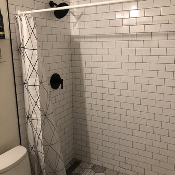 C-Bek Tile and Stone - The shower looks great! Used to be a fiberglass bathtub. - General Contractors Near Me - North Hollywood, California
