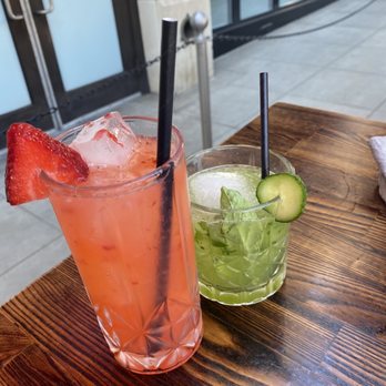 Bacari GDL - strawberry fizz and basil breeze - Mediterranean Near Me - Glendale, California
