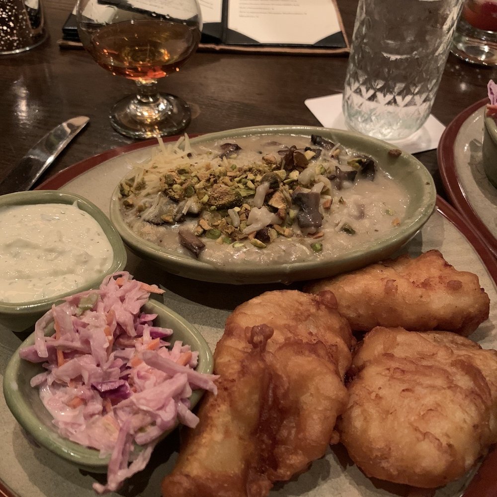 Parkside 23 - Fish fry with risotto - New American Near Me - Brookfield, Wisconsin