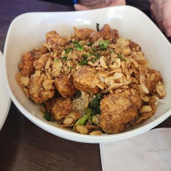 Estelles Eatery & Bar - Fried pork teriyaki bowl - New American Near Me - Harmony, Minnesota Estelles Eatery & Bar - Fried pork teriyaki bowl - New American Near Me - Harmony, Minnesota