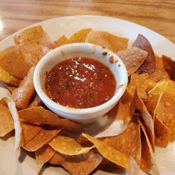 Beef 'O' Brady's - Grease ridden chips with salsa