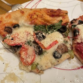 Mellow Mushroom Birmingham - The doctored up veggie pizza I warmed up at home. - Pizza Near Me - Birmingham, Alabama Mellow Mushroom Birmingham - The doctored up veggie pizza I warmed up at home. - Pizza Near Me - Birmingham, Alabama