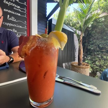 The Attic - The loaded Bloody Mary!!! - Breakfast & Brunch Near Me - Long Beach, California The Attic - The loaded Bloody Mary!!! - Breakfast & Brunch Near Me - Long Beach, California