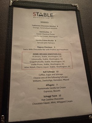 Menu photo 4 Stable DC Washington, DC, DC