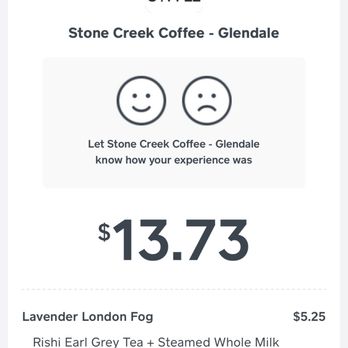 Stone Creek Coffee - receipt - Coffee & Tea Near Me - Milwaukee, Wisconsin Stone Creek Coffee - receipt - Coffee & Tea Near Me - Milwaukee, Wisconsin