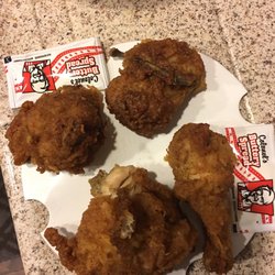 KFC - Portion size 1/3 of supermarket or restaurant chicken.