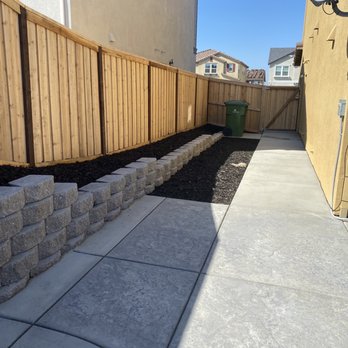 Jimenez Boys Concrete - After: side yard done! Love it! - Masonry/Concrete Near Me Jimenez Boys Concrete - After: side yard done! Love it! - Masonry/Concrete Near Me