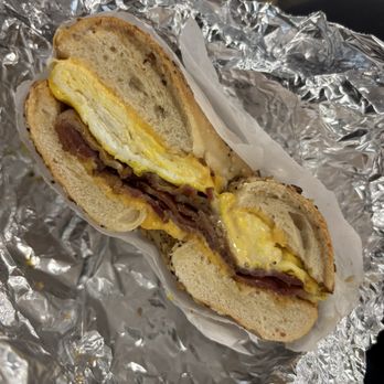 Bagelworks - Bacon Egg and Cheese Sandwich - Bagels Near Me - New York, New York