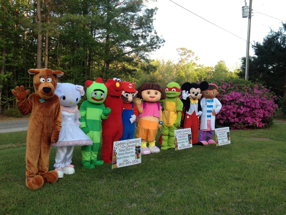 CARTOON CHARACTERS AND INFLATABLES Updated June 2024 2350 Whites