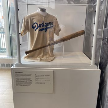 Jackie Robinson Museum - Games jersey at bat. - Museums Near Me - New York, New York Jackie Robinson Museum - Games jersey at bat. - Museums Near Me - New York, New York