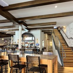 Rusk Kitchen & Bar - Bar and stairs to patio