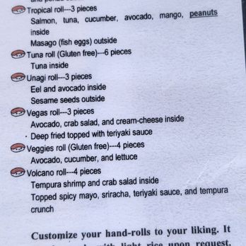 Sushi Hana - Descriptions of rolls - Sushi Bars Near Me - Beaverton, Oregon Sushi Hana - Descriptions of rolls - Sushi Bars Near Me - Beaverton, Oregon