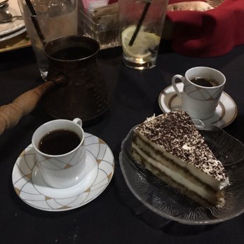 Mijana - Tiramisu and Turkish coffee pot for desert! - Mediterranean Near Me - Tempe, Arizona