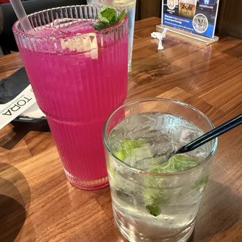 Tora Japanese Kitchen - Dragon, peach, lemonade, and Mojito - Asian Fusion Near Me - Los Angeles, California
