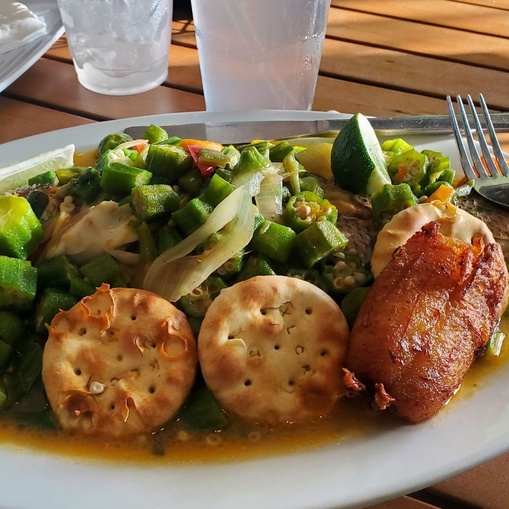 Pepper's Bar & Grill - Steamed fish and okra - Bars Near Me - George Town, UM Pepper's Bar & Grill - Steamed fish and okra - Bars Near Me - George Town, UM