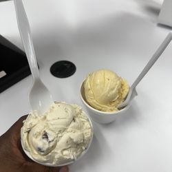 Old Georgetown Creamery - Rum Raisin, Sugar Free Country Vanilla, Sugar Butter Pecan