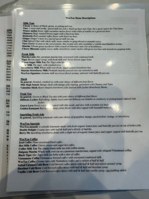 Menu photo 3 WeeTea - Aurora Aurora, CO