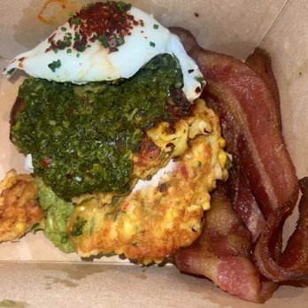 Hearts - Corn + Zucchini Fritters - Australian Near Me - Nashville, Tennessee