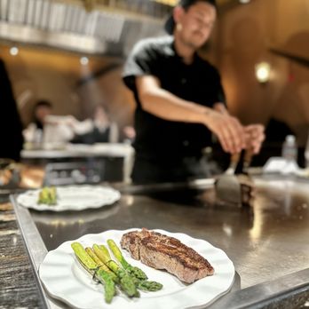 Maison Kasai - NY stead and asparagus - French Near Me - Los Angeles, California Maison Kasai - NY stead and asparagus - French Near Me - Los Angeles, California