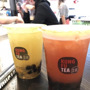 Kung Fu Tea - Pomelo Tea & Strawberry Lemon Green Tea - Bubble Tea Near Me - New York, New York Kung Fu Tea - Pomelo Tea & Strawberry Lemon Green Tea - Bubble Tea Near Me - New York, New York