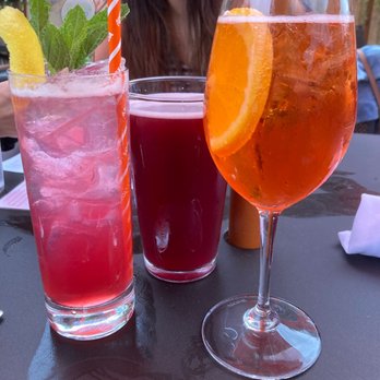 Bar Dough - From left to right: La Vita Bella, Sour (beer), Spritz - Italian Near Me - Denver, Colorado Bar Dough - From left to right: La Vita Bella, Sour (beer), Spritz - Italian Near Me - Denver, Colorado