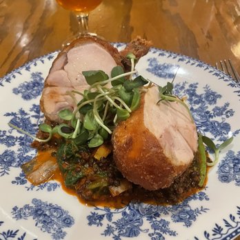 Community Tavern - Roasted Chicken Roulade - New American Near Me - Chicago, Illinois Community Tavern - Roasted Chicken Roulade - New American Near Me - Chicago, Illinois