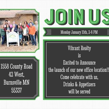 Vibrant Realty - Vibrant Realty New Office Grand Opening - Commercial Real Estate Near Me - Burnsville, Minnesota Vibrant Realty - Vibrant Realty New Office Grand Opening - Commercial Real Estate Near Me - Burnsville, Minnesota