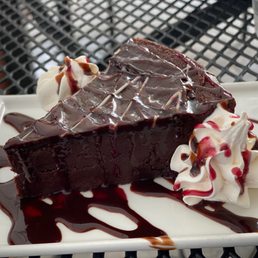 Chocolate cake yum but they don't need to add junky plastic cool whip! Chocolate cake yum but they don't need to add junky plastic cool whip!