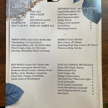 Temsib Eatery & Bar - Drink menu - Thai Near Me - Bellevue, Washington