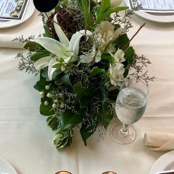 Above The Stem - Table Centerpiece for Senior Brunch - Florists Near Me - Redlands, California