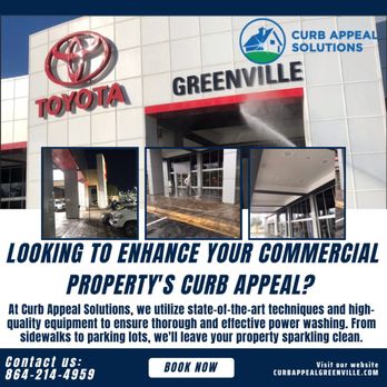 Curb Appeal Solutions - Professional commercial property cleaning - Pressure Washers Near Me - Greenville, South Carolina Curb Appeal Solutions - Professional commercial property cleaning - Pressure Washers Near Me - Greenville, South Carolina