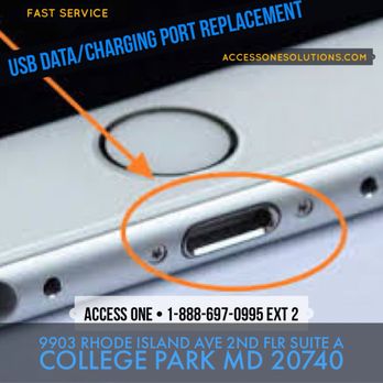 AccessONE Solutions - Electronic Repair Shop - Charging port replacement - All generations supported - usually completed within 30 minutes - Electronics Repair Near Me - College Park, Maryland