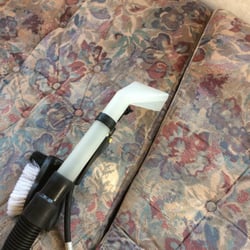 Deganwy Carpet Cleaners - A caravan bench seat was 14 years old, and had never been cleaned before, the owner was really pleased with the results