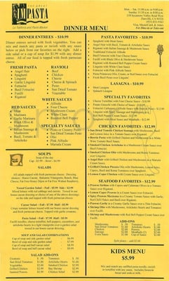 Menu photo 6 The Great Impasta Danville, CA Menu photo 6 The Great Impasta Danville, CA