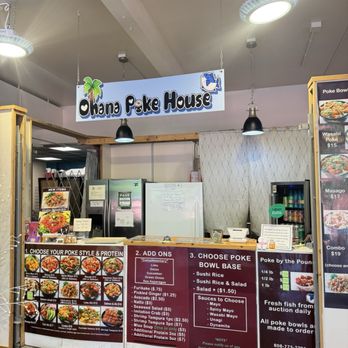 Ohana Poke House - Counter and menu - Poke Near Me - Honolulu, Hawaii Ohana Poke House - Counter and menu - Poke Near Me - Honolulu, Hawaii