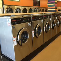 Whole row of new washers 20lbs (2 loads). Use these instead, they save 50% water from top loaders (10lbs).