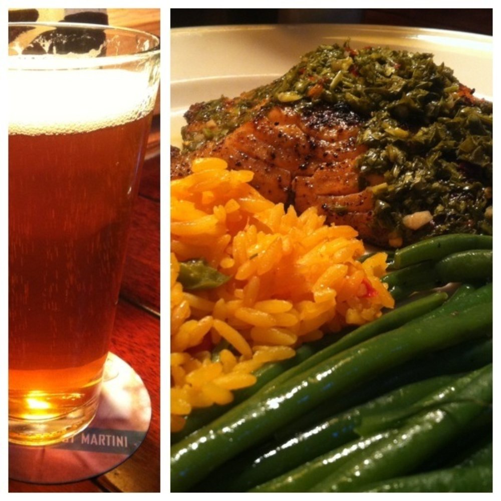 Bahama Breeze - Stone IPA. Salmon w yellow rice, beans & Chimmichurri - Caribbean Near Me - Duluth, Georgia Bahama Breeze - Stone IPA. Salmon w yellow rice, beans & Chimmichurri - Caribbean Near Me - Duluth, Georgia