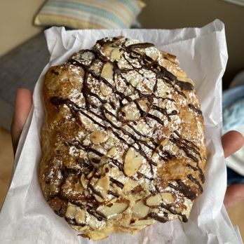 Izzio Bakery - Chocolate-Almond Croissant - Bakeries Near Me - Denver, Colorado Izzio Bakery - Chocolate-Almond Croissant - Bakeries Near Me - Denver, Colorado