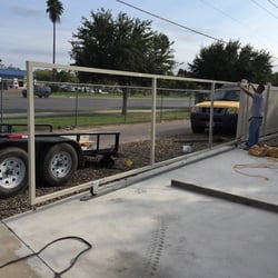 Perfect Touch Fencing - 24 FT VINYL SLIDING GATE MADE OUT OF ALUMINUM FRAME