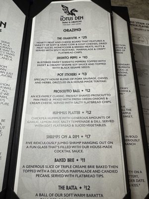 Menu photo 5 The Lotus Den Myrtle Beach, SC Menu photo 5 The Lotus Den Myrtle Beach, SC