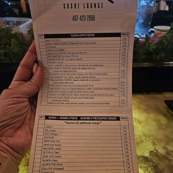 Shakai Sushi Lounge - Menu - Lounges Near Me - Orlando, Florida Shakai Sushi Lounge - Menu - Lounges Near Me - Orlando, Florida
