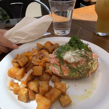 The Third Place Global Eatery - Salmon bagel - Coffee & Tea Near Me - Clovis, California