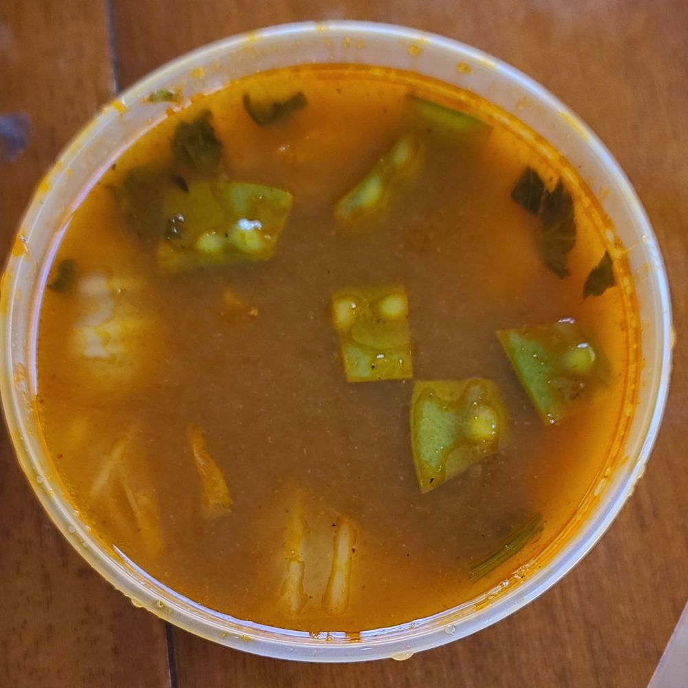 Spice Route Melange - Tom Yum Soup (Thai hot 'n sour soup, fresh vegetables, and lemon grass) - Indian Near Me - Parsippany, New Jersey Spice Route Melange - Tom Yum Soup (Thai hot 'n sour soup, fresh vegetables, and lemon grass) - Indian Near Me - Parsippany, New Jersey