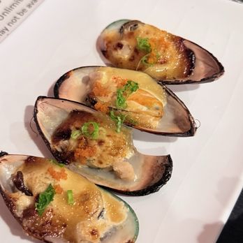 AYCE Sushi HB - A02. Baked Mussel - Japanese Near Me - Huntington Beach, California