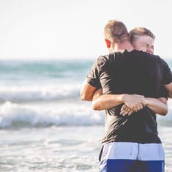 Rise City Church - Beach baptism