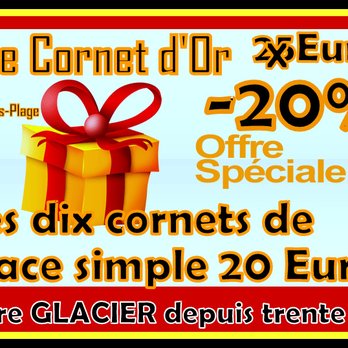 Le Cornet d'Or - Merci de votre fidélité - Ice Cream & Frozen Yogurt Near Me - Valras Plage, 34