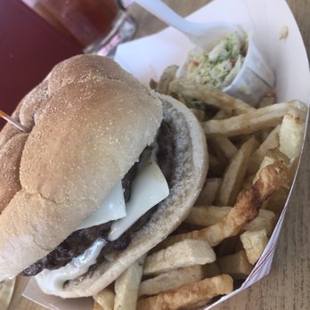 Mac's Drive-In - The veggie-less burger and soggy fries - American Near Me - Waterloo, New York