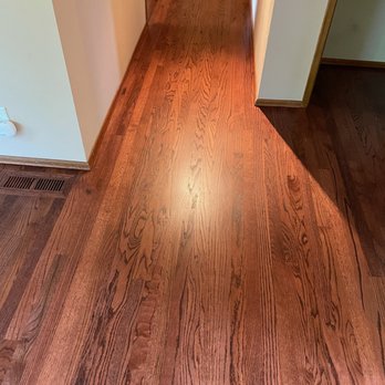 Uniq Floors - staining came out great - Flooring Near Me